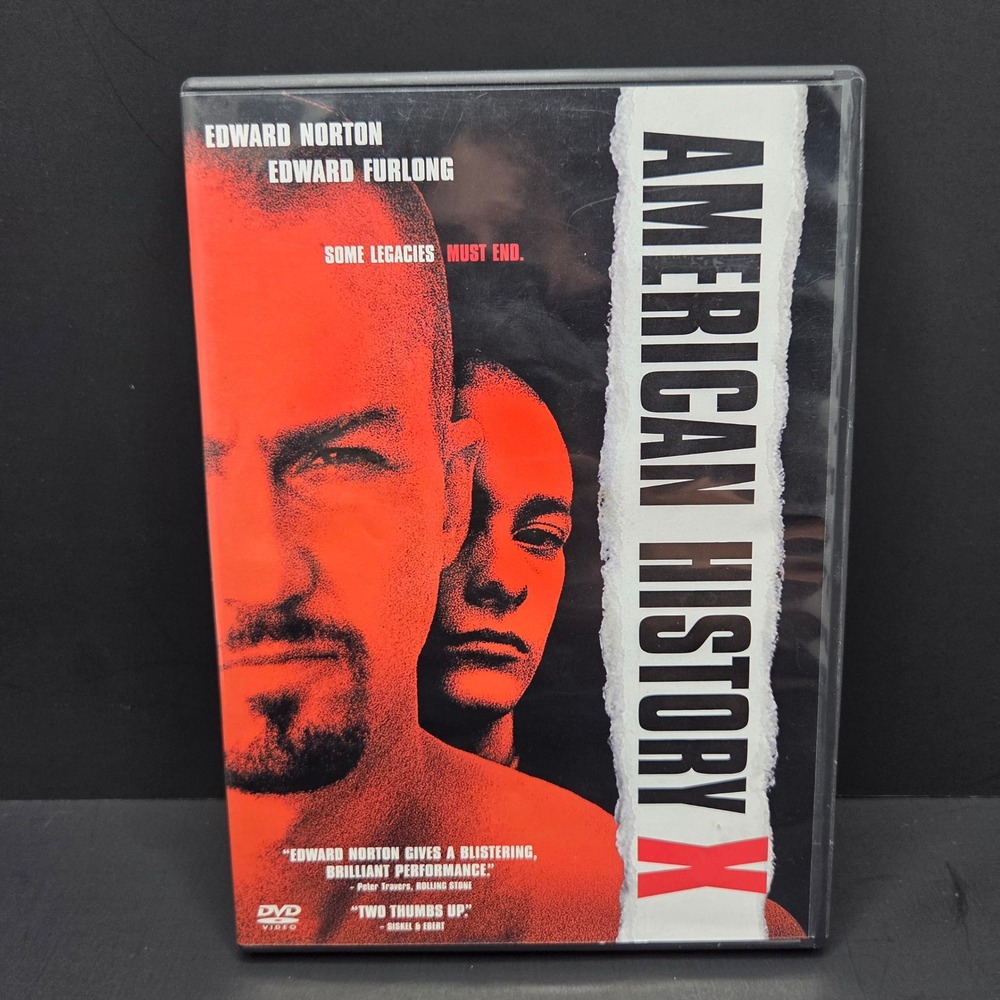 American History X DVD Edward Norton Edward Furlong Drama Widescreen New Line